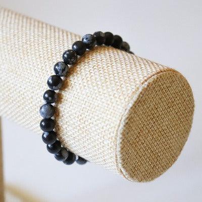 Bracelet en Obsidienne neige-4