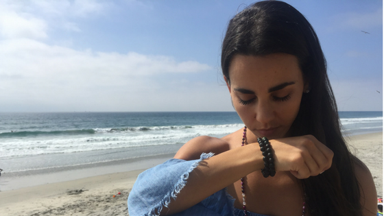 Bracelet en Pierres de Lave